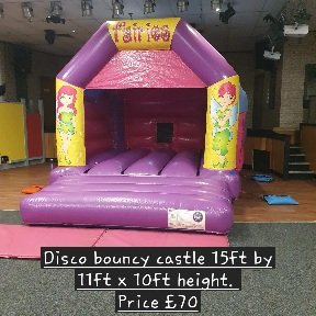 Purple Fairies Disco Bouncy Castles for children Fairies Theme Disco Bouncy Castles for Children Purple