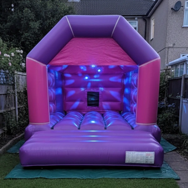 childrens disco bouncy castle purple childrens disco bouncy castle purple