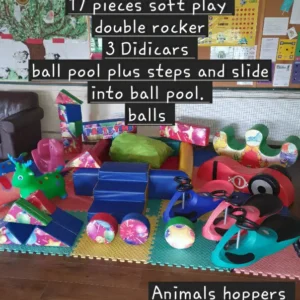 soft play farm yard theme set