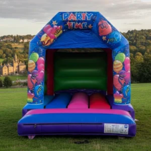 standard multicoloured bouncy castles